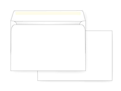 Office Express 6 x 9 Booklet Envelope - 24# White Wove - Open Side- (6 x 9) - Jumbo Envelope Series (Box of 500) - Image 1